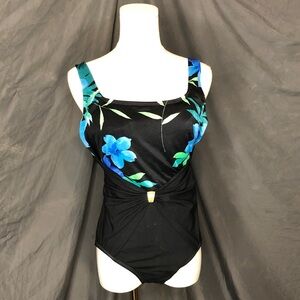 Swimsuit Allure Black and Blue